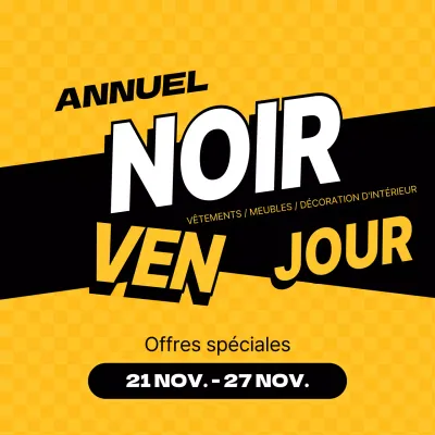 Black Friday Sale on Lattice Yellow Typography Concepts