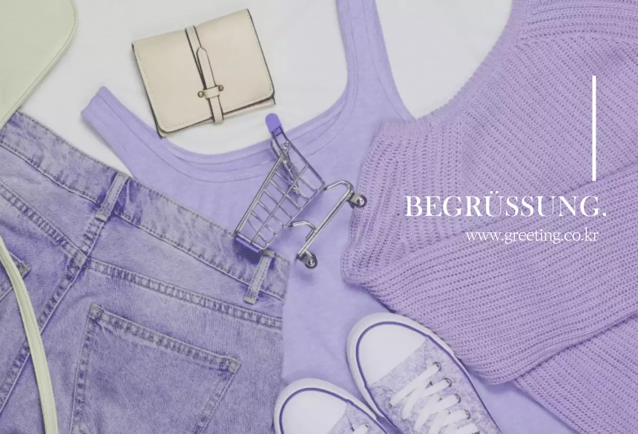 Mauve Einkaufszentrum Geschenkkarte Postkarte