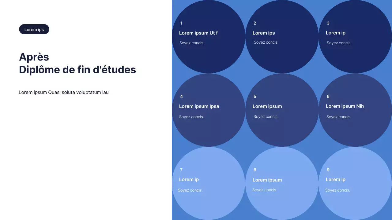 Une lettre de motivation simple pour le département de mentorat, en bleu et bleu clair