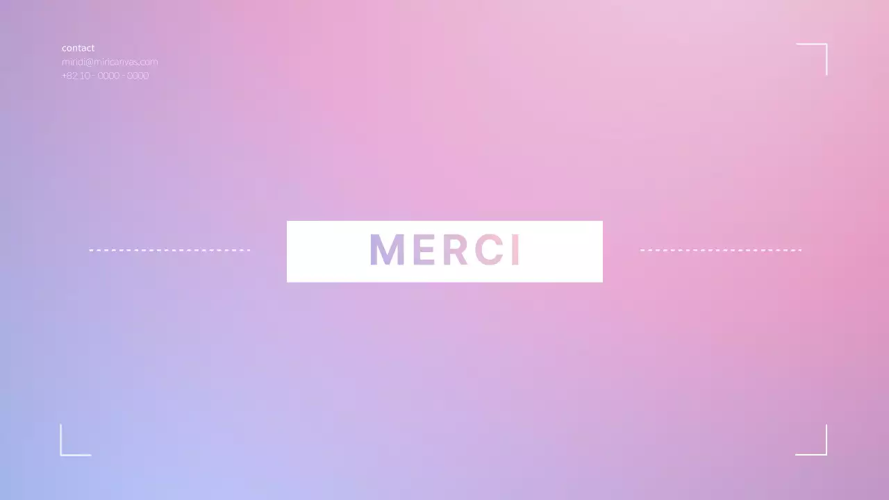 Portefeuille simple avec dégradé mauve