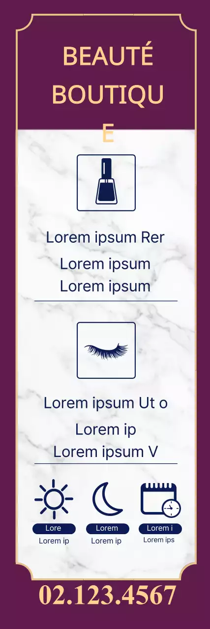 Liste de prix des ongles