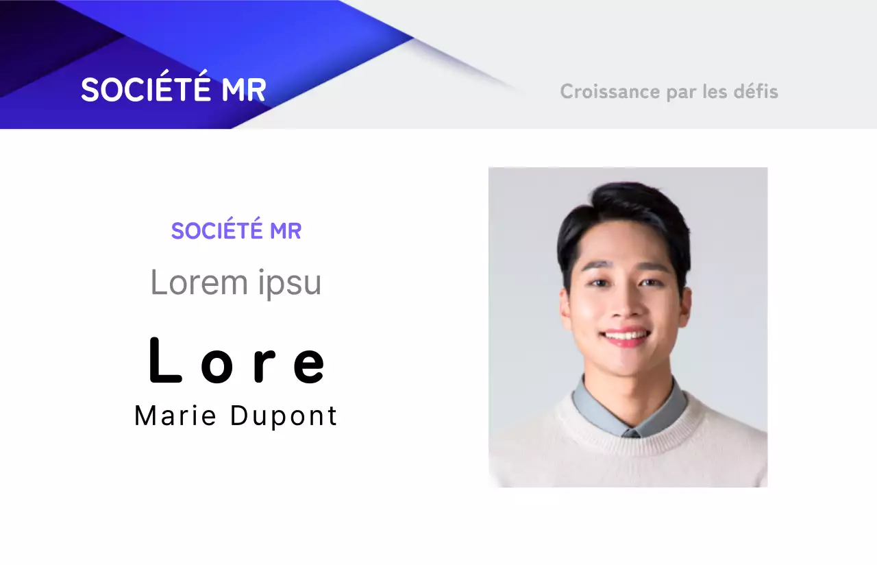 Formes géométriques en violet et gris Certificat de temple soigné