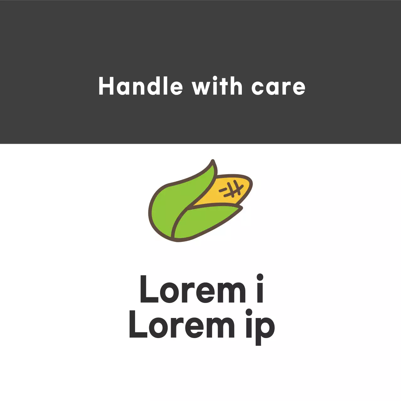 Handle produce with care