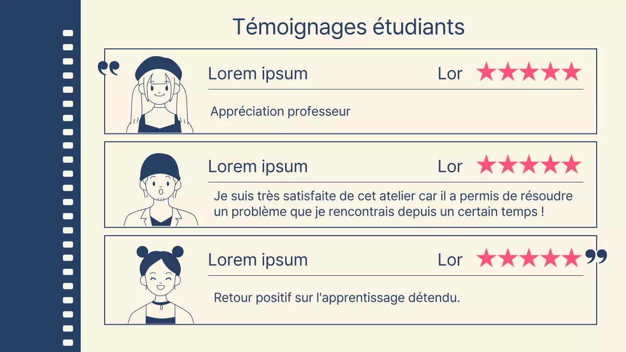 Atelier Cinemaconcept dans les tons marine et rose