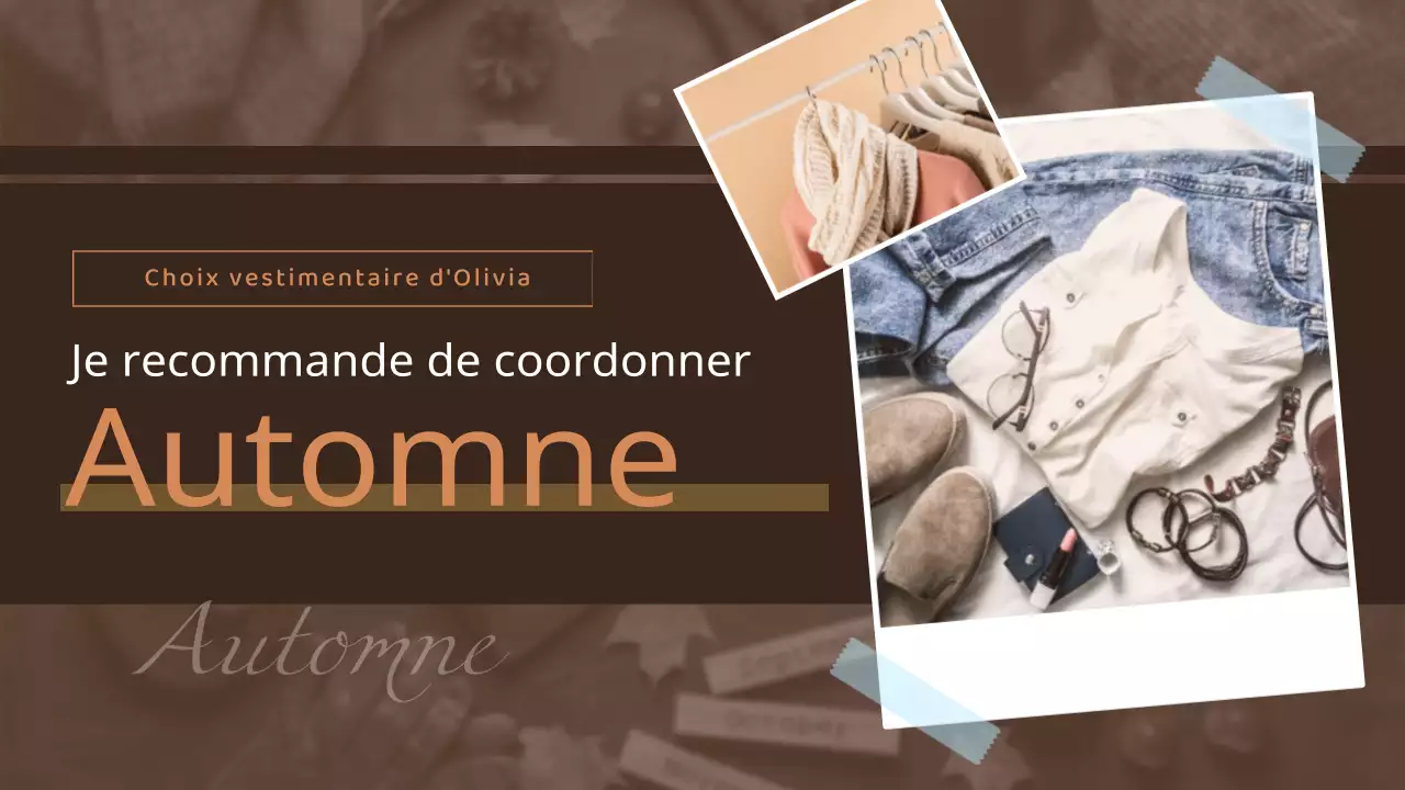 Livre photo mode en brun automnal