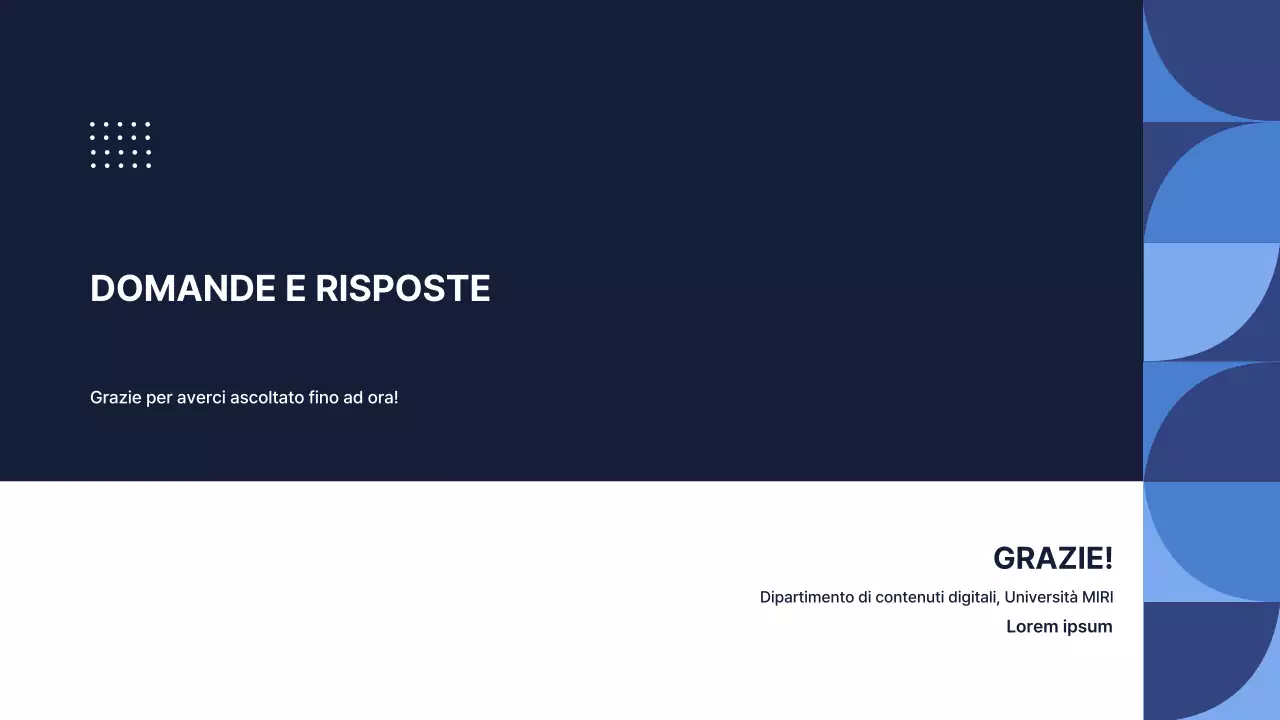 Una semplice lettera di presentazione per il dipartimento di mentoring in blu e azzurro