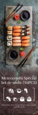 Spécialités de sushis