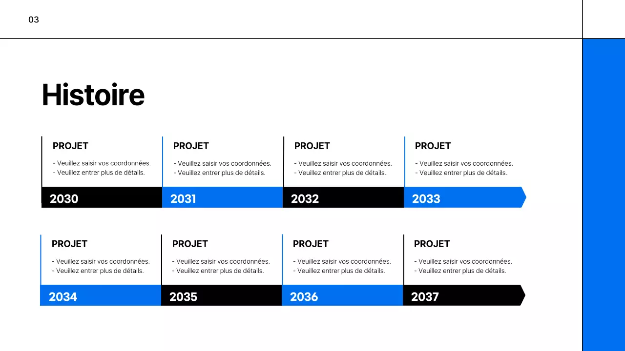 Un simple prospectus d'entreprise d'éducation blanc et bleu