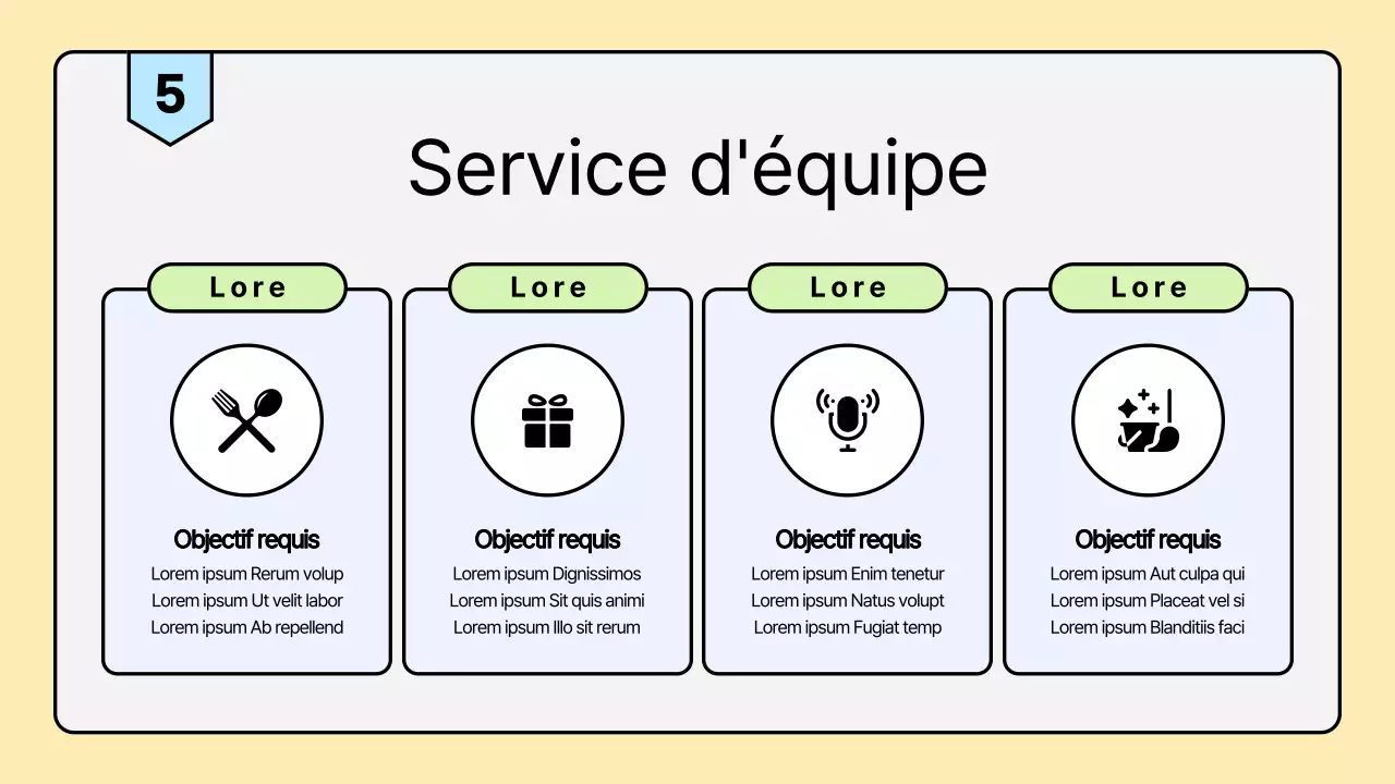 Une brochure de mission d'été de l'église aux couleurs pastel et épurées