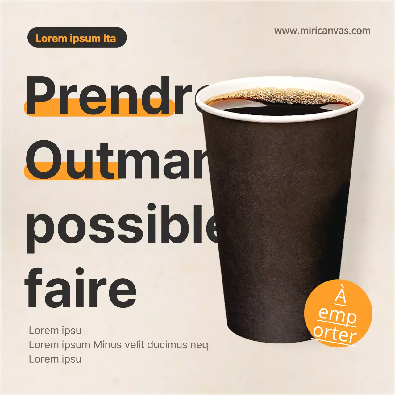 Texte à emporter surligné