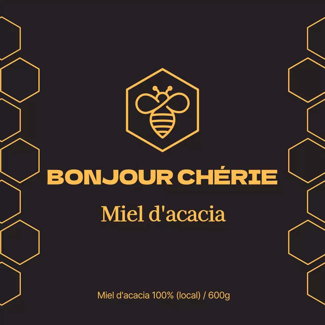 Autocollant pour étiquette de miel