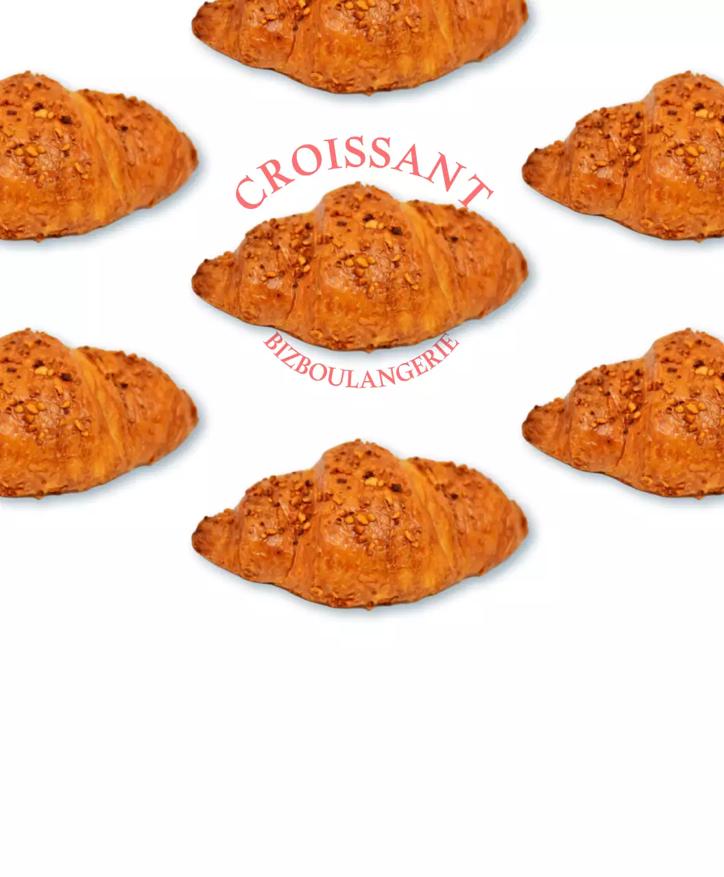 T-shirt de groupe promouvant un concept de menu de dessert de café en rose avec des embellissements de texte simples et émotionnels.