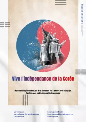 Vive l'indépendance de la Corée
