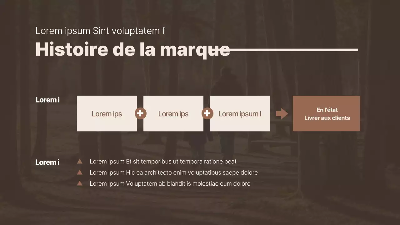 Brune et simple pour présenter des études de cas