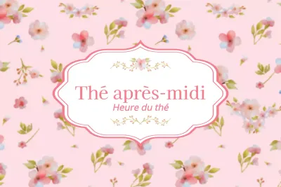 Thé de l'après-midi