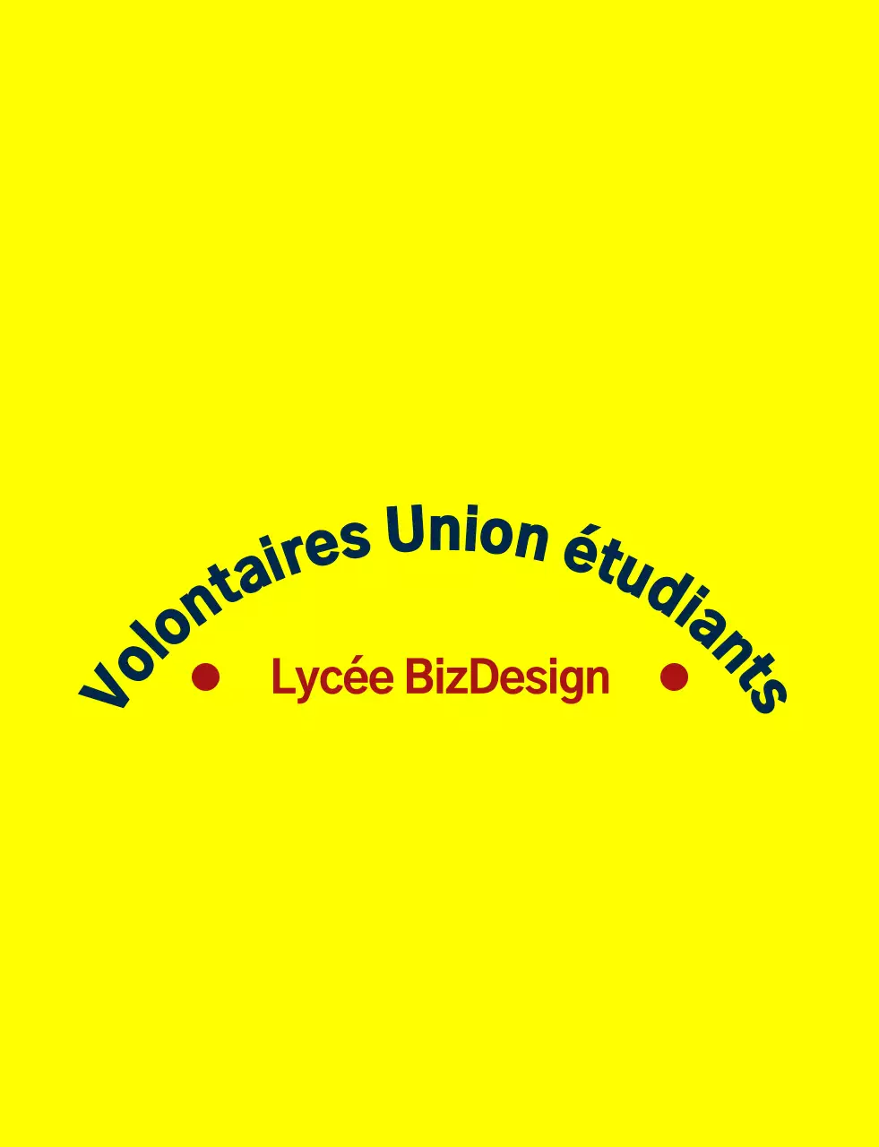 Logo simple et propre combinant le symbole du bouclier et l'emblème en jaune et bleu marine-rouge. Organisation de service gouvernemental pour les étudiants des écoles secondaires.
