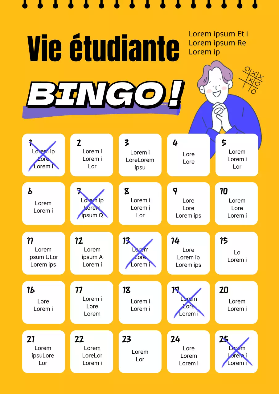 Mission Bingo, une mission au visage frais dans des tons jaunes éclatants
