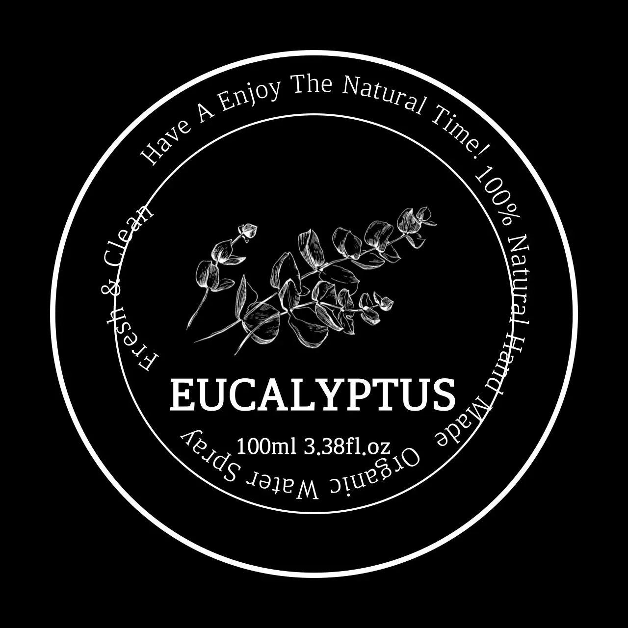 Label pembersih tangan kayu putih