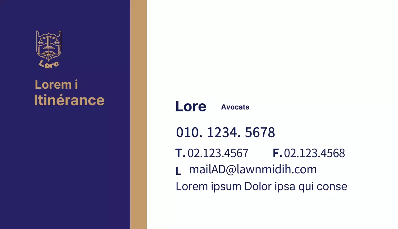 logo bleu entreprise luxueuse