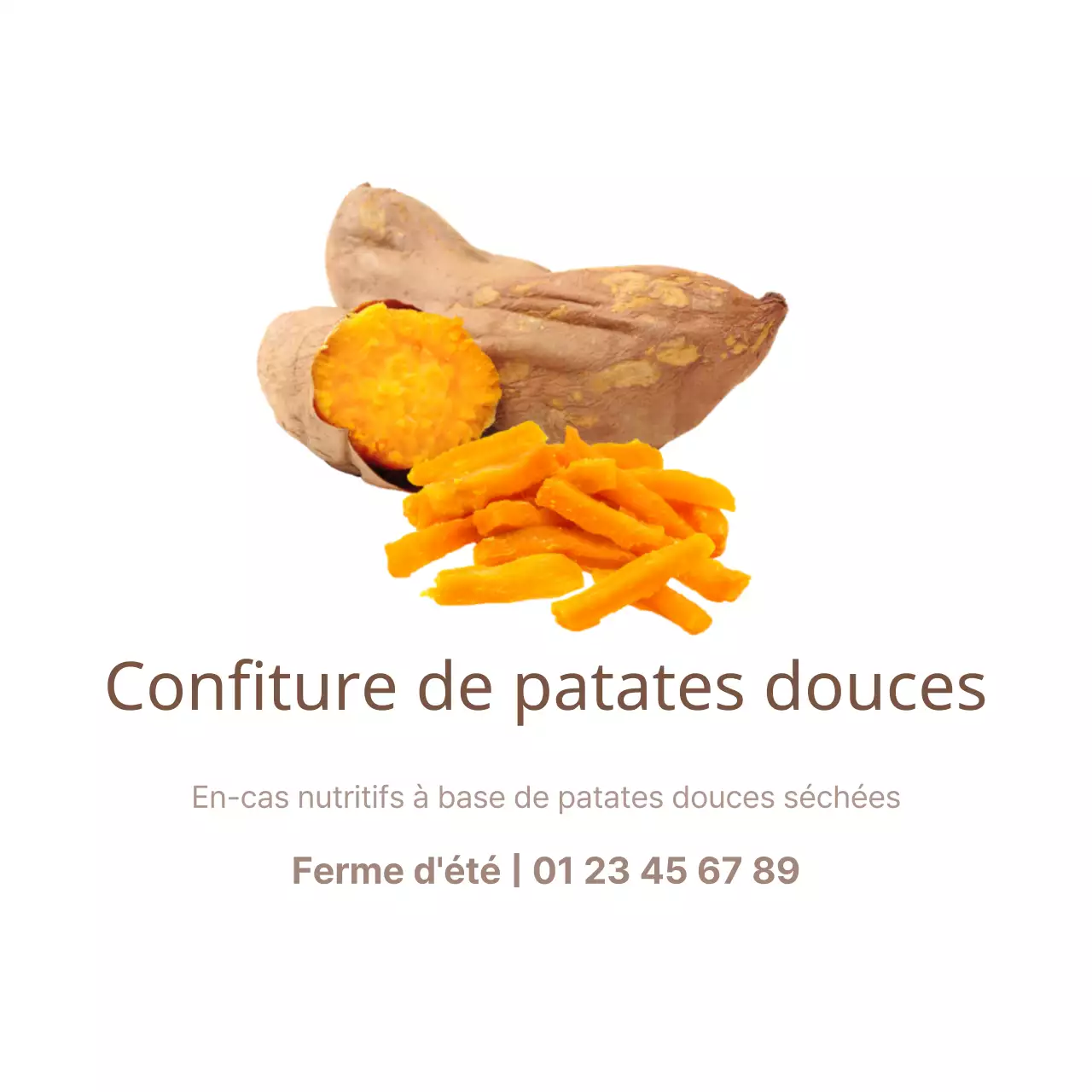 Marmelade de patates douces