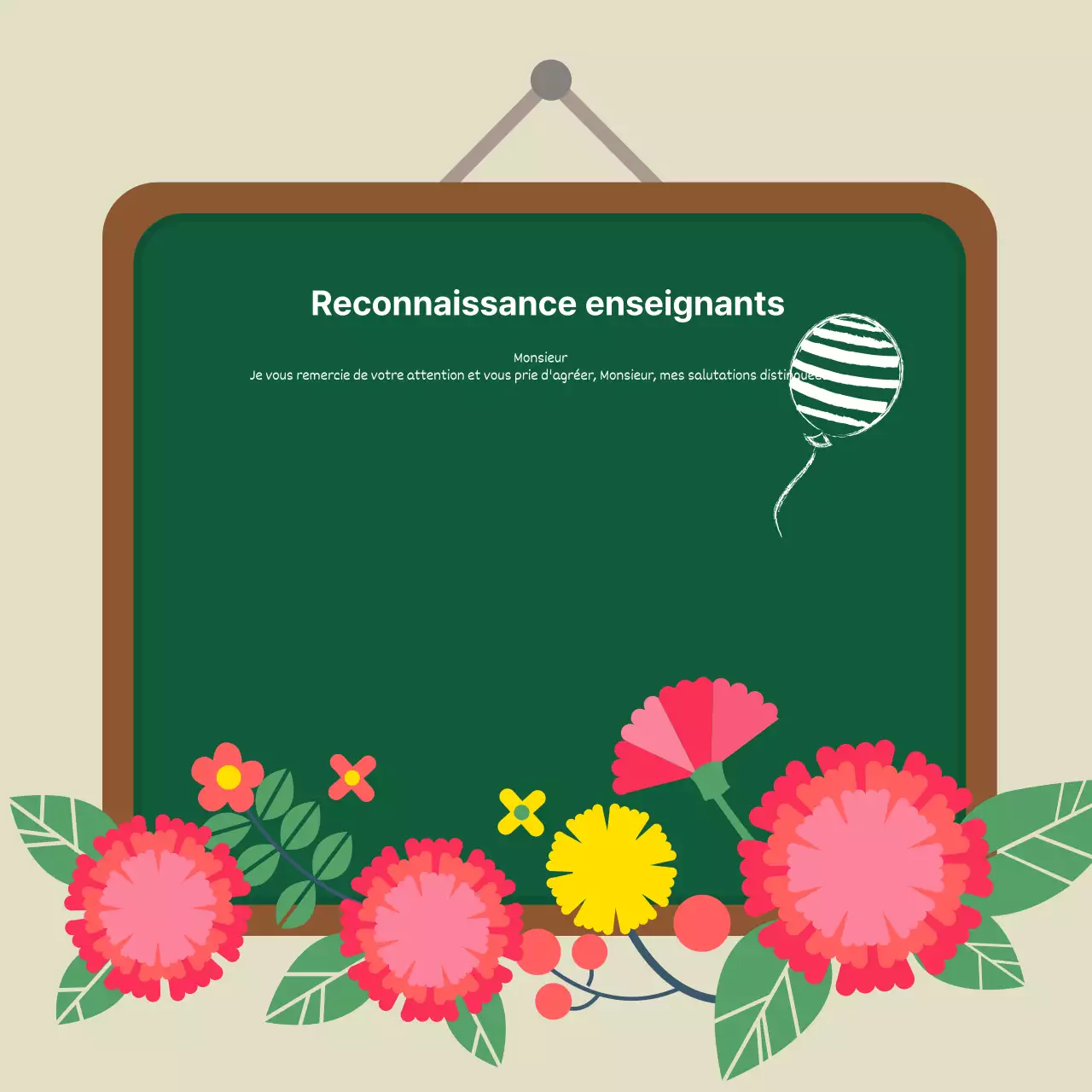 Journée des enseignants