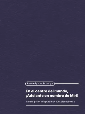 Destacar el eslogan de la universidad con un sencillo concepto de disposición del texto