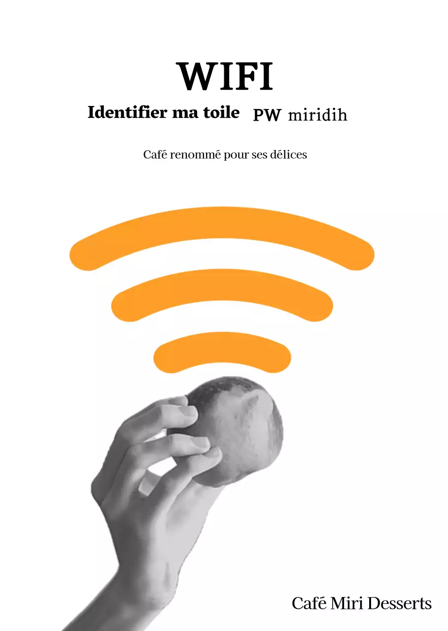 Photos propres en noir et blanc et wifi