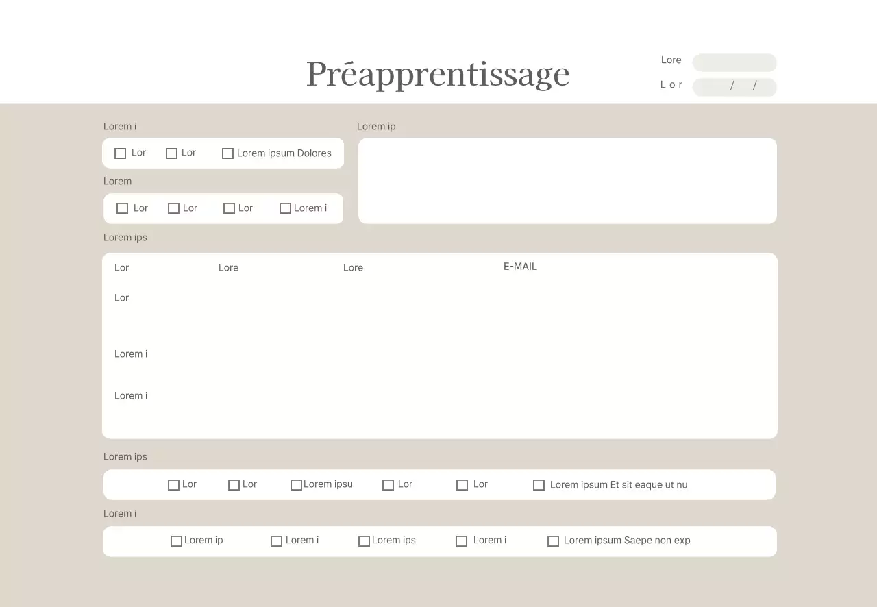Beige Shapes Simple Consultation Paper (en anglais)