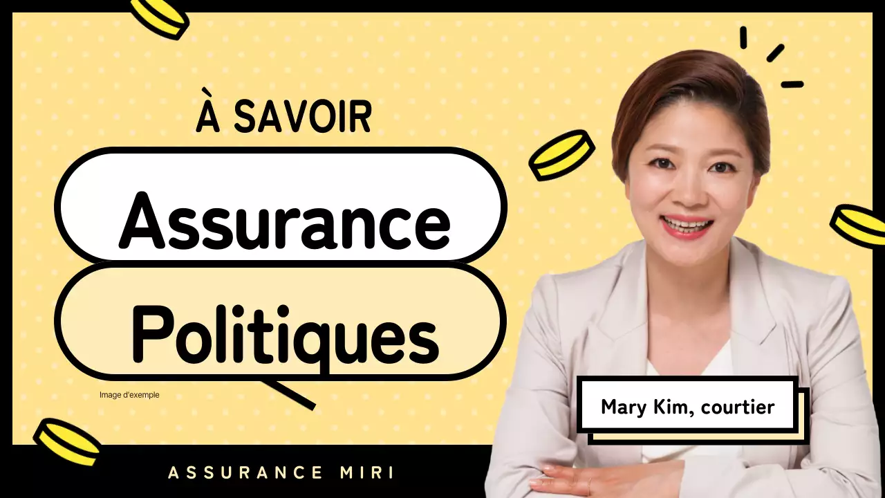 Introduire de jolies informations sur l'assurance en jaune et noir