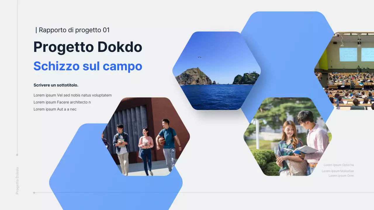 Presentazione del progetto di difesa blu e grigia di Dokdo