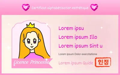 Tweet en rose sur le thème du certificat