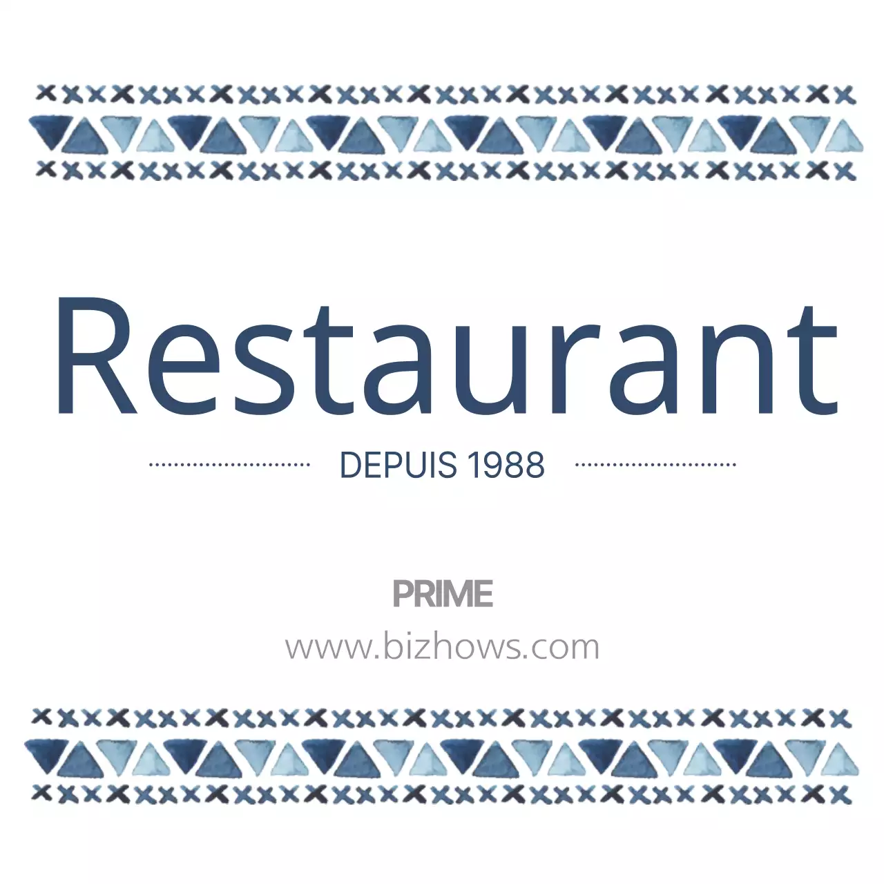 Autocollants de restaurant