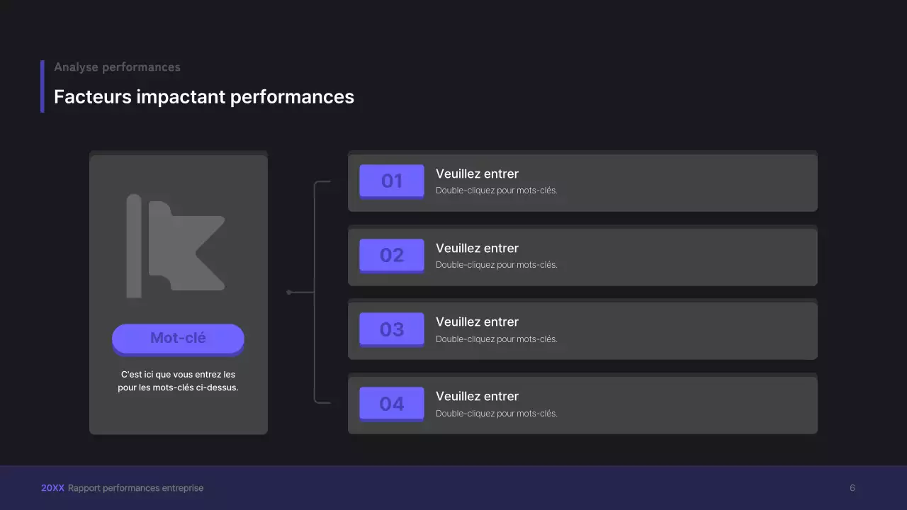 Kit de présentation d'entreprise violet, concept UI tridimensionnel