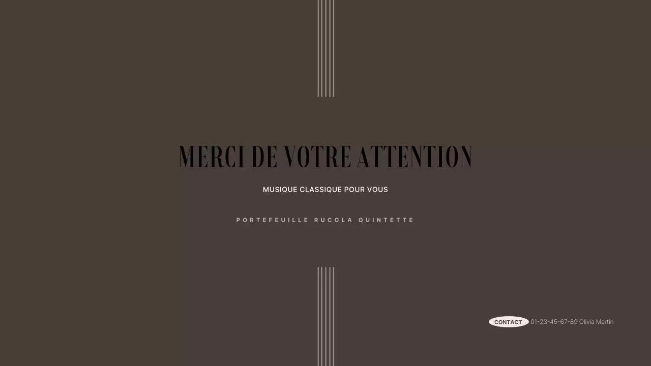 Portefeuille d'organisations d'arts du spectacle dans des tons bruns et sourds