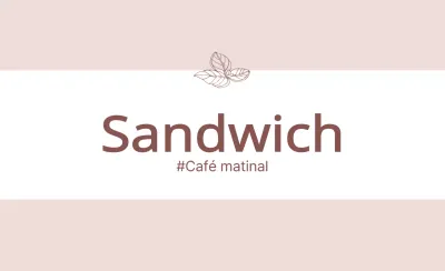 Porte-noms de menu simples et apaisants en rose