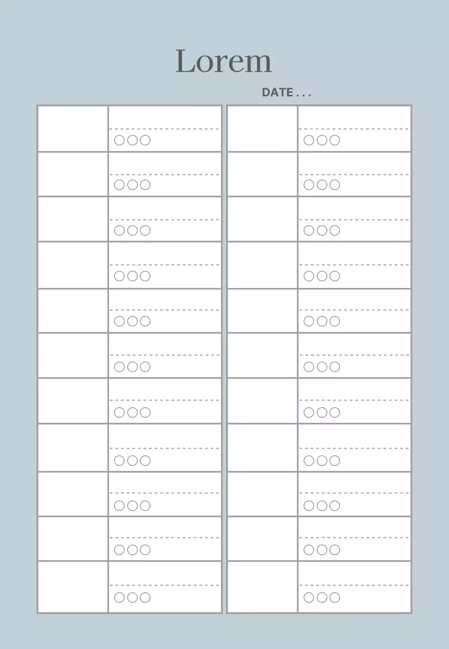 Ligne bleue : vocabulaire simple en anglais