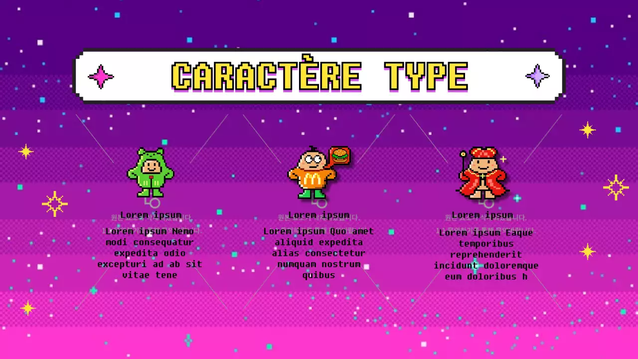 Promotion du jeu cybernétique violet et rose