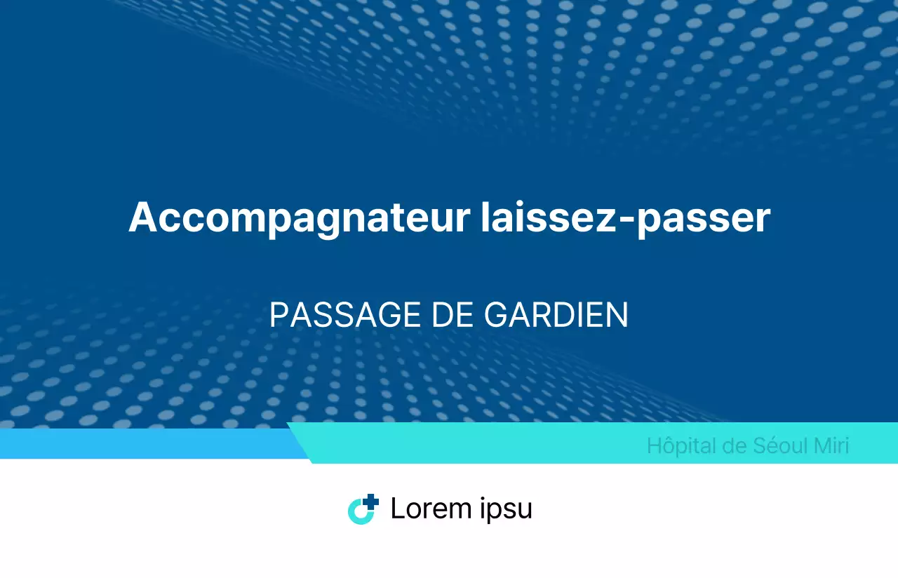 Passeports d'accès avec un motif bleu marine et bleu clair