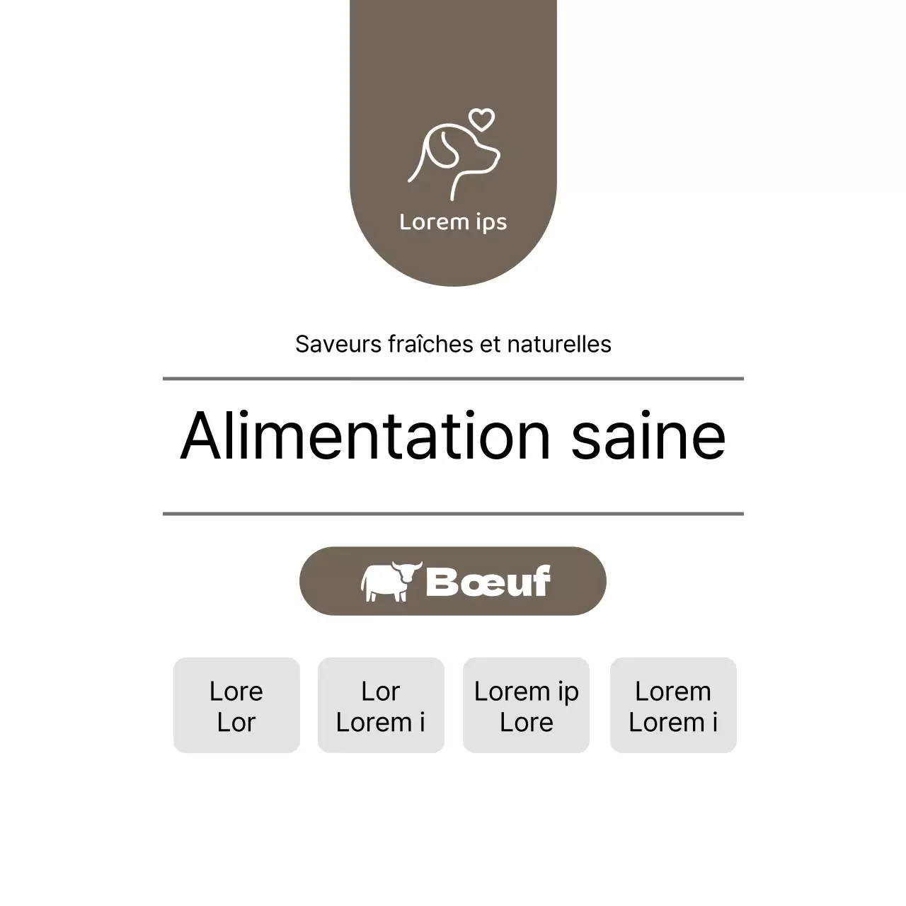 Étiquettes à fort coefficient de cuivre pour les aliments pour animaux de compagnie