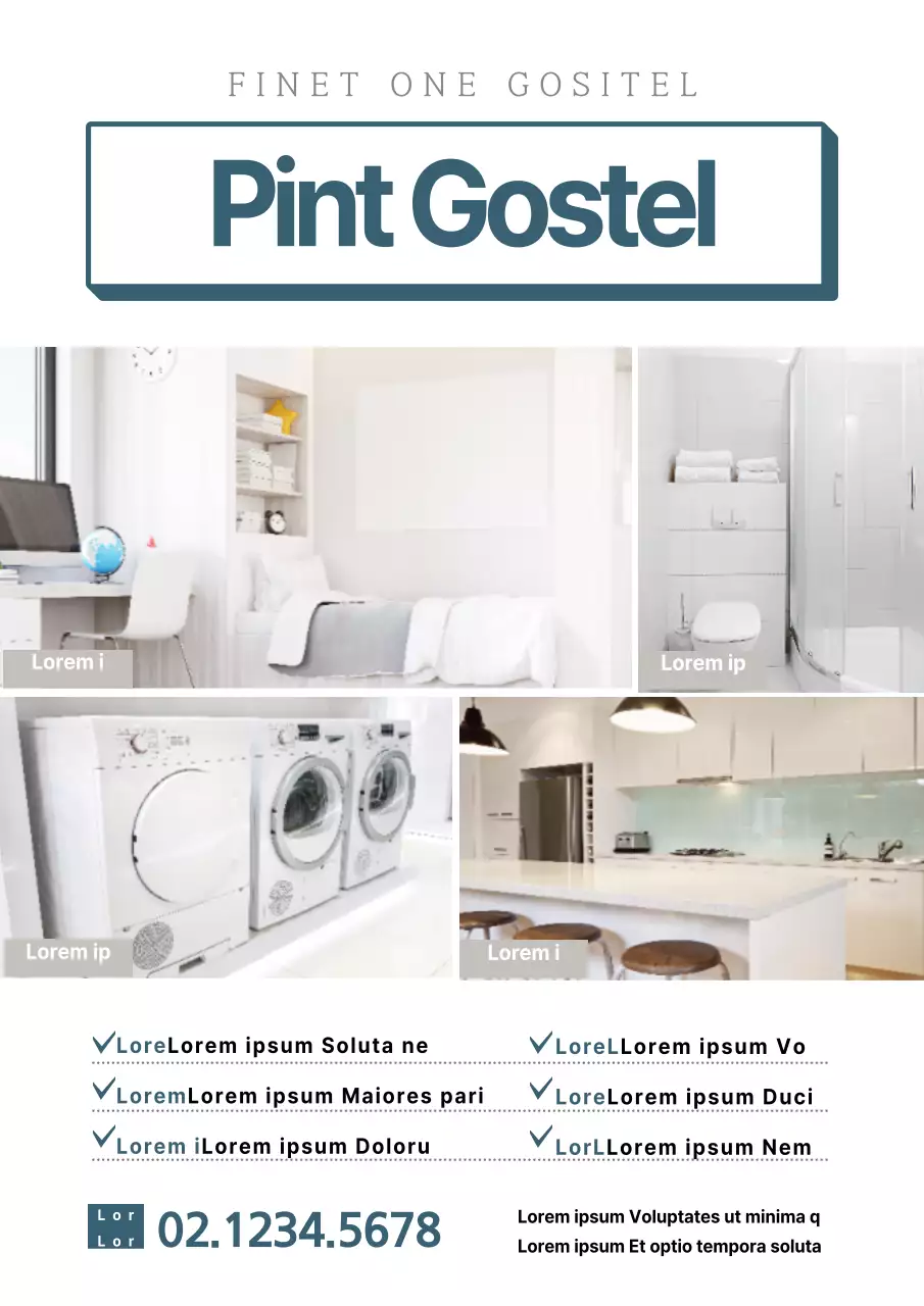 Promouvoir votre maison de partage avec un concept propre