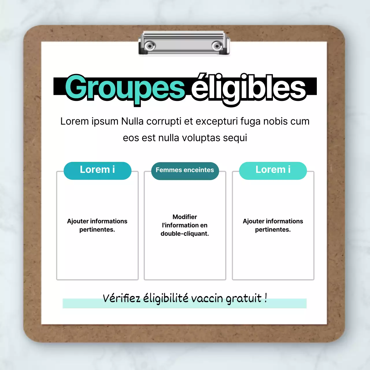 Fond de marbre Tableau des fichiers Conseils de santé