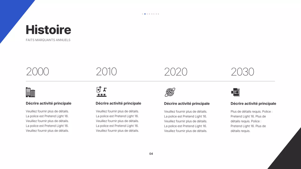 Rapport à motif diagonal avec tonalité noire et bleue