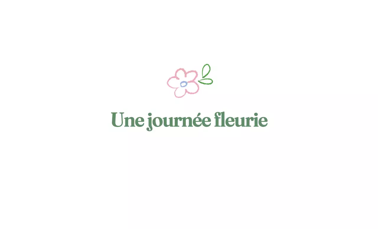 Dessin vert Fleur concept marchandise