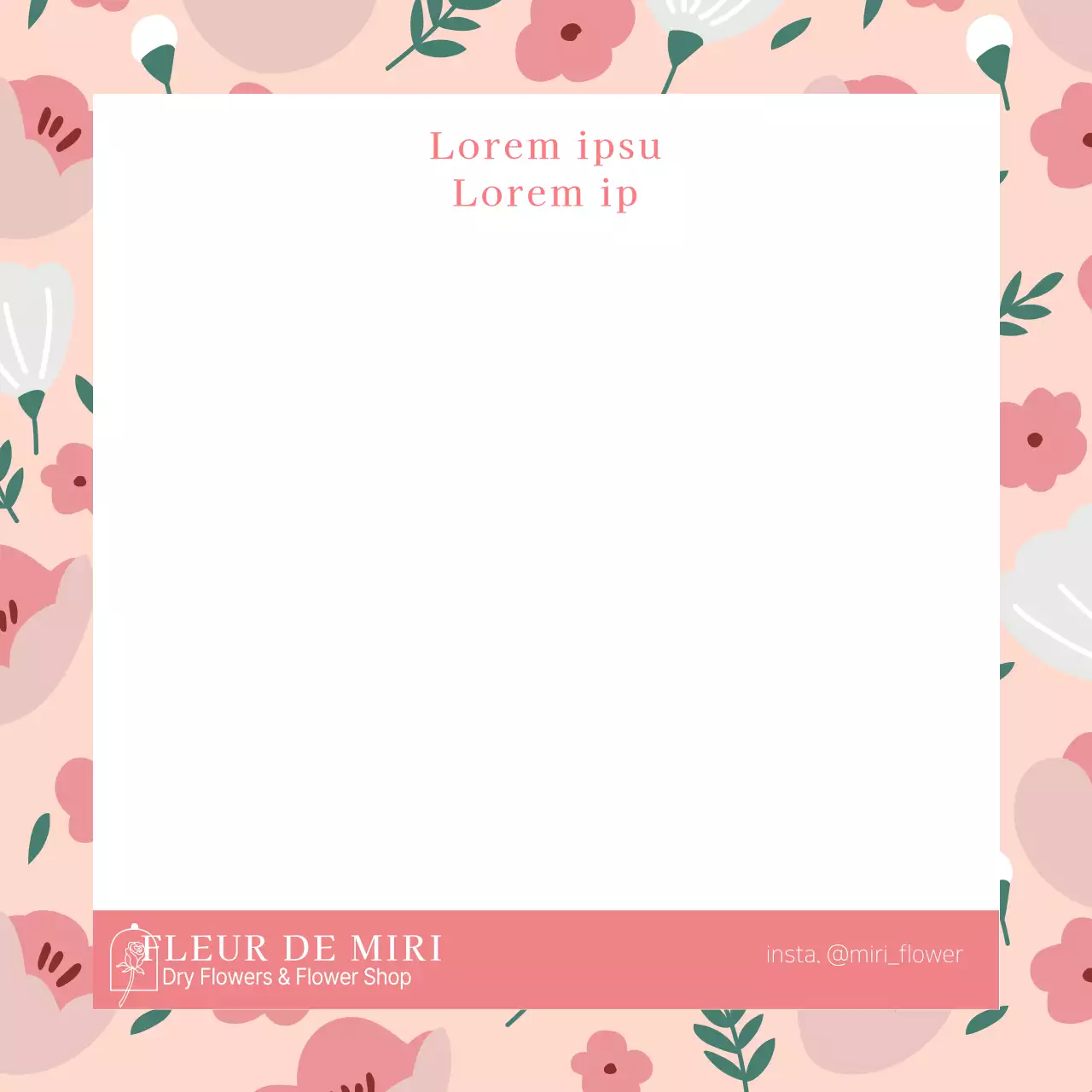 Mochi Memoji_Motifs de fleurs_Rose
