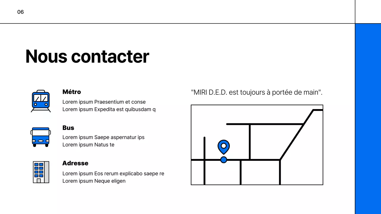Un simple prospectus d'entreprise d'éducation blanc et bleu