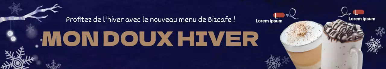 Boissons d'hiver Nouveau menu