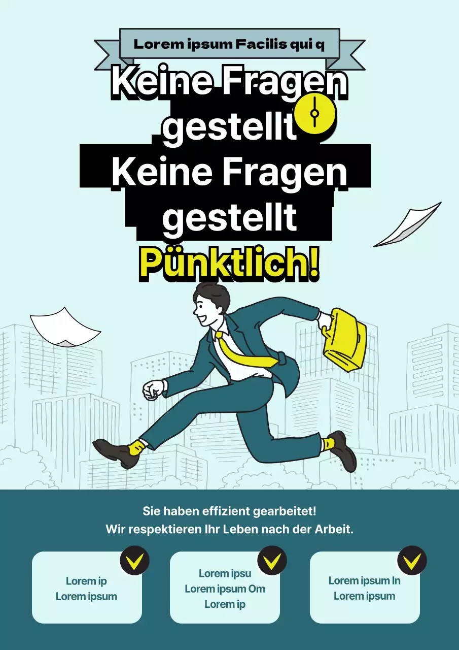 Webposter zur Förderung der internen Greentone-Kampagne
