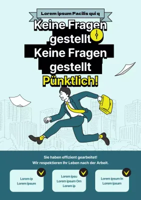 Webposter zur Förderung der internen Greentone-Kampagne
