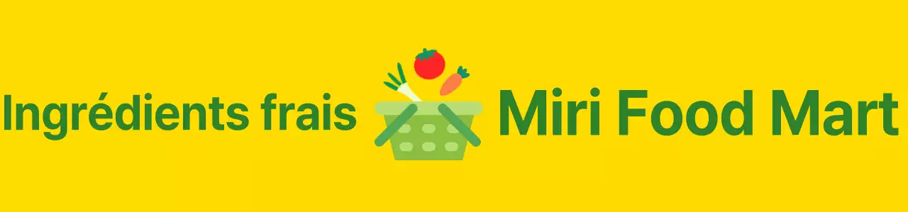 Gilet du personnel de supermarché avec légumes et paniers colorés logo illustré de l'épicerie