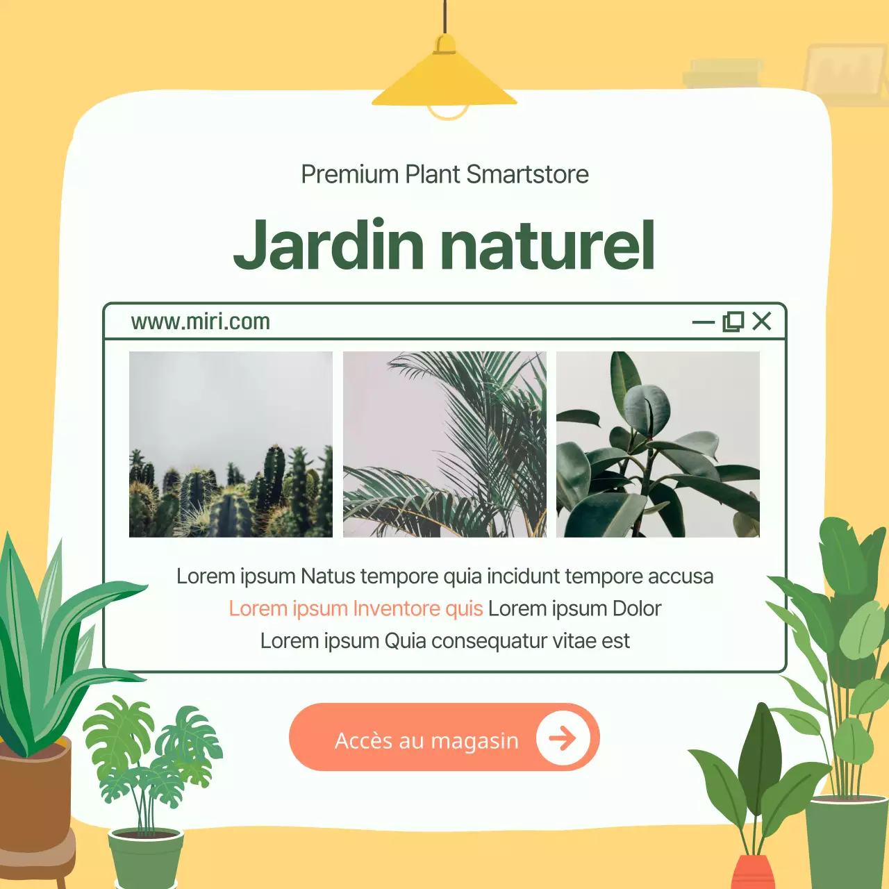 Carte de recommandations pour animaux de compagnie verte et jauneNews design